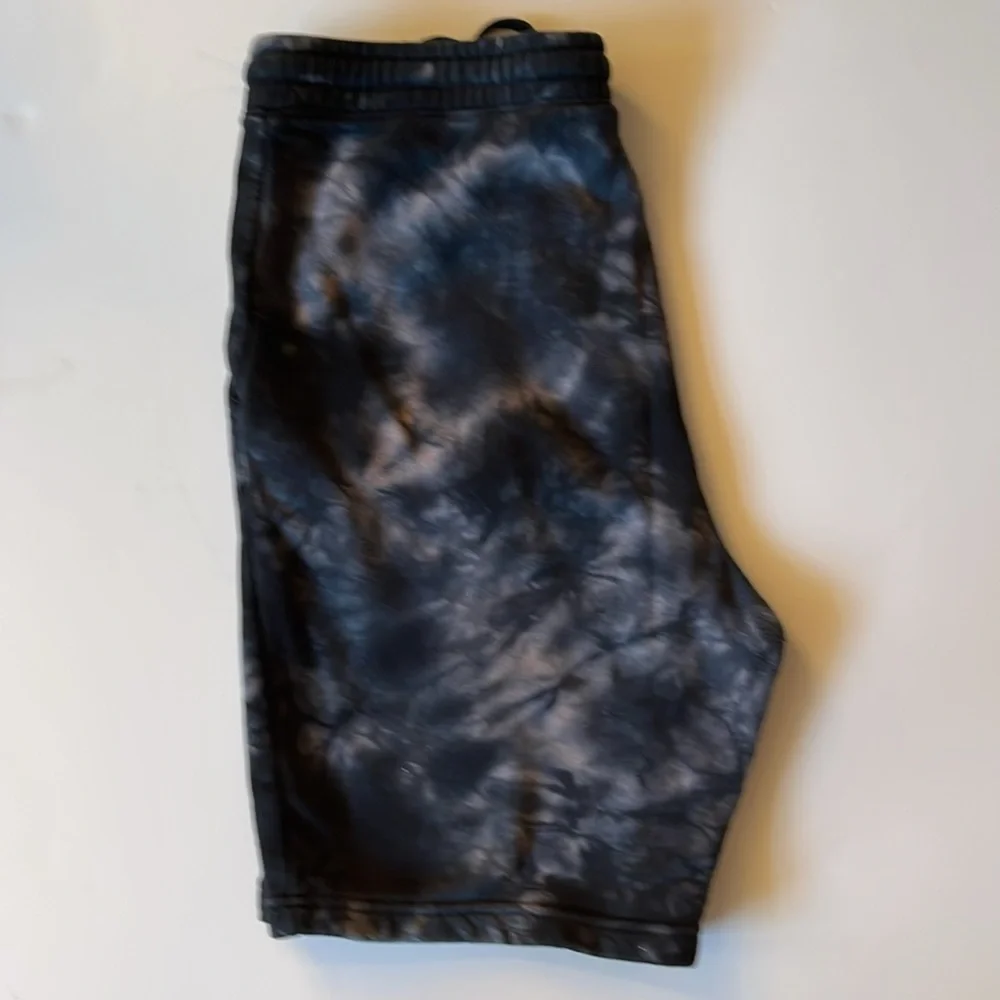 Independent Trading Company, Men's Black Fleece Tie-Dye Athletic Shorts Sz M - Picture 8 of 14